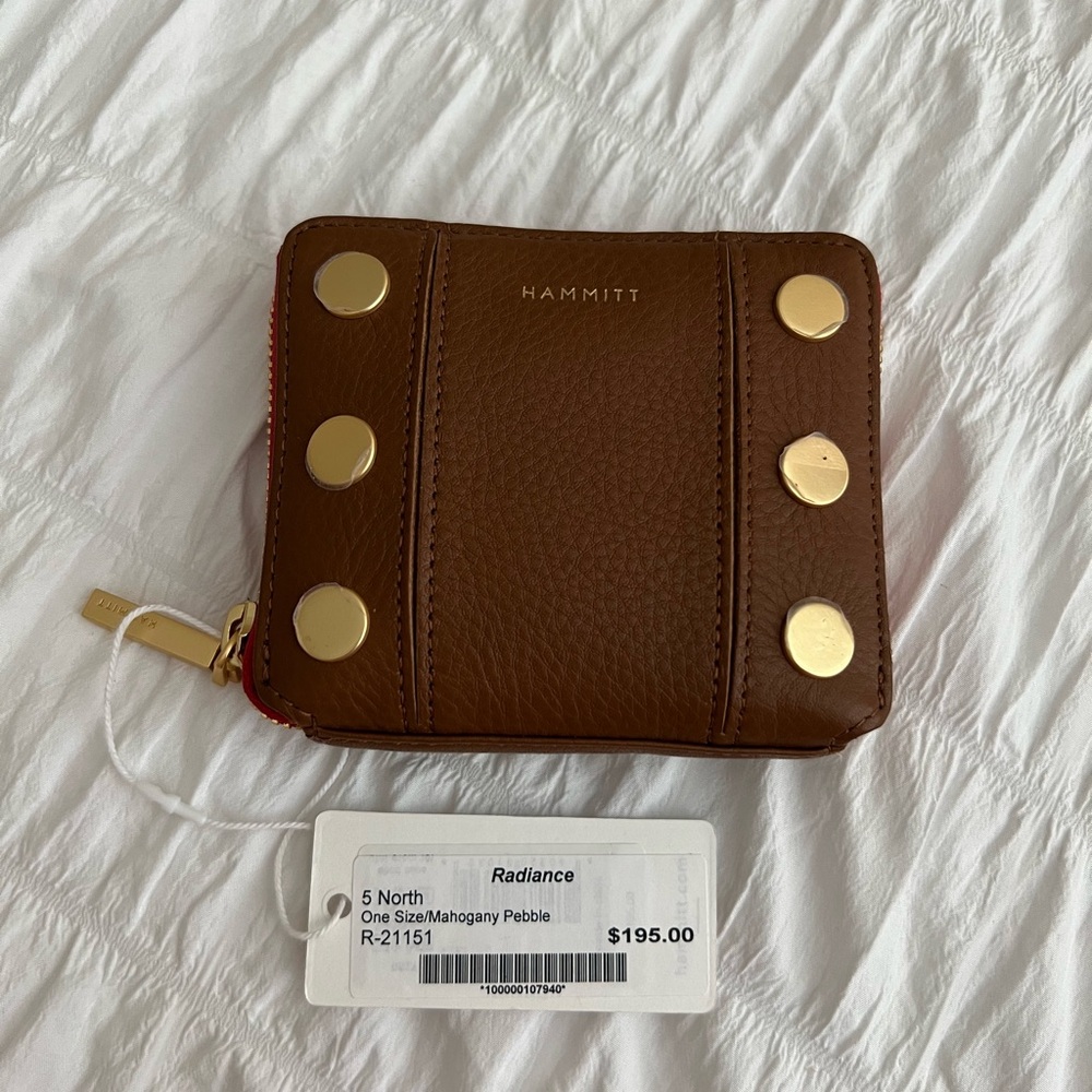 Hammitt Mahogany Pebble Wallet